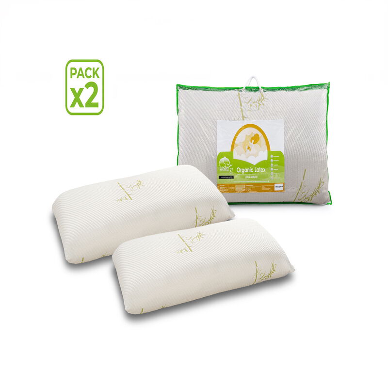 Paquete de 2 Almohadas Tamaño King Size de Láte... image number null