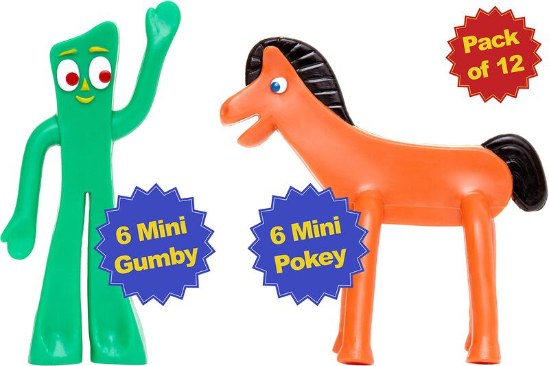 Figuras De Acci&oacute;n Nj Croce Gumby & Pokey Mini, ... image number null