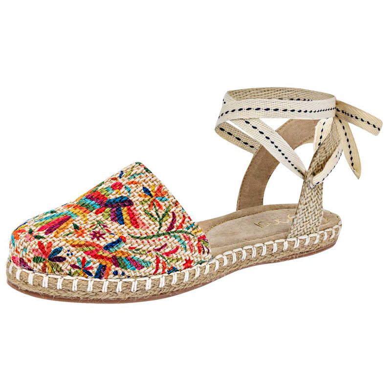 Gilardi Sandalia para mujer beige multicolor image number null