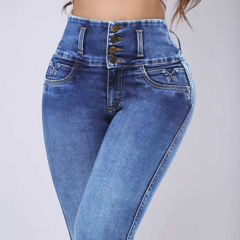 Jeans Nyk Super Skinny N4742 Tiro Altopara Muje... image number null