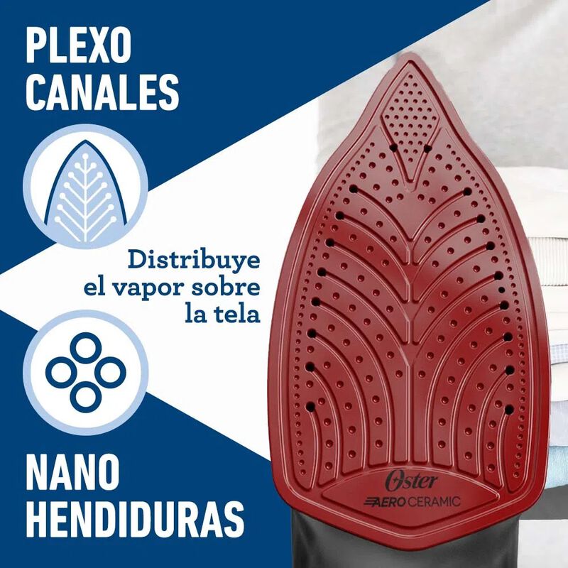 Plancha de Vapor Oster Aero Ceramic Perla image number null