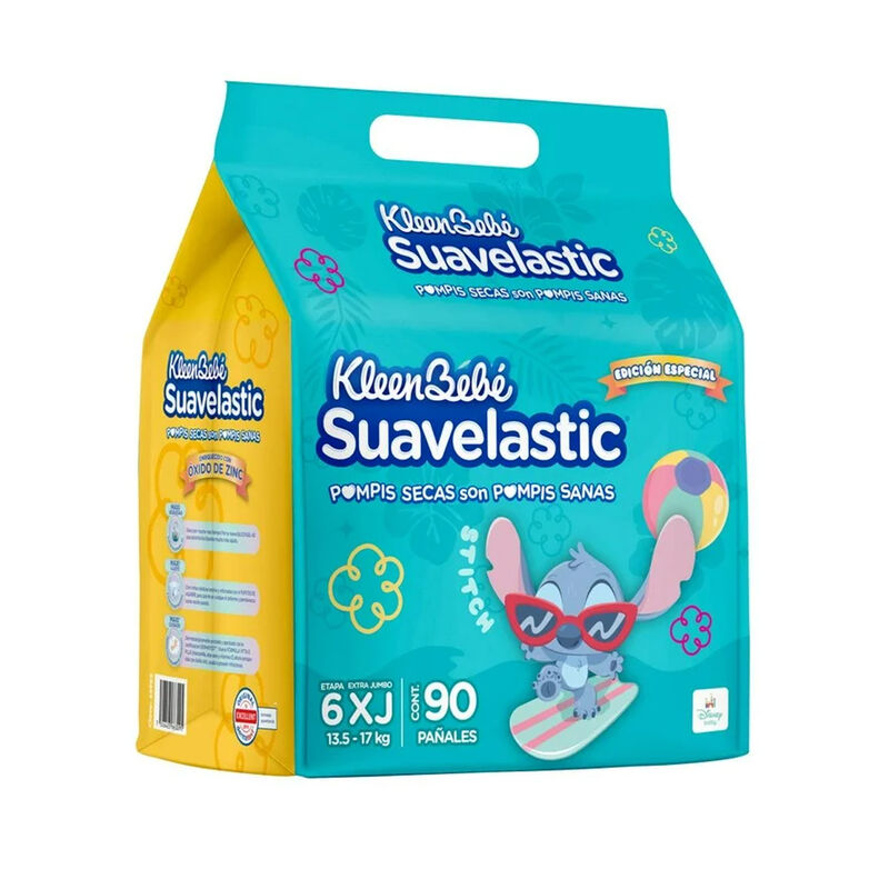 Pa&ntilde;al Kleen Beb&eacute; Suavelastic Etapa 6 Extra Jumb... image number null