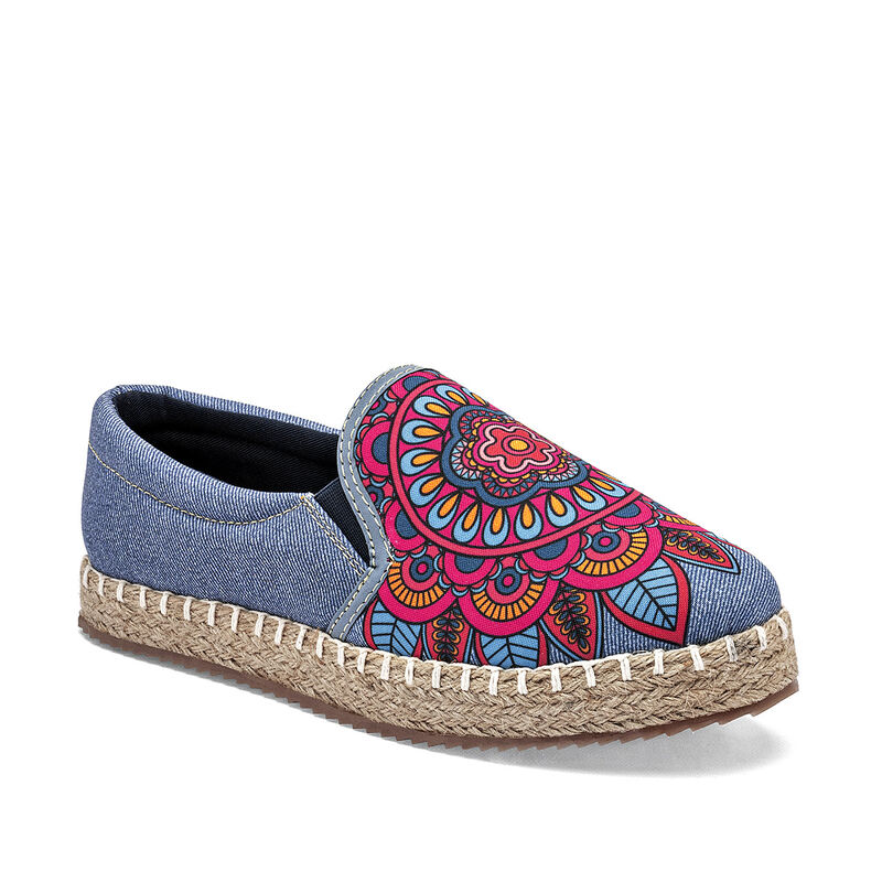 Mora Tierra Sandalia para mujer azul multicolor image number null