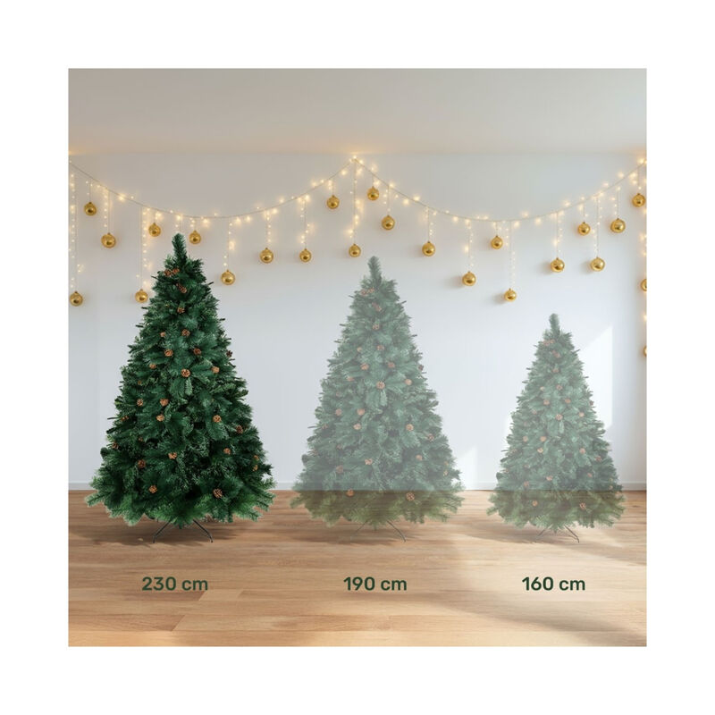 Arbol Navidad 2.3m Grande Frondoso Pi&ntilde;as Escoce... image number null