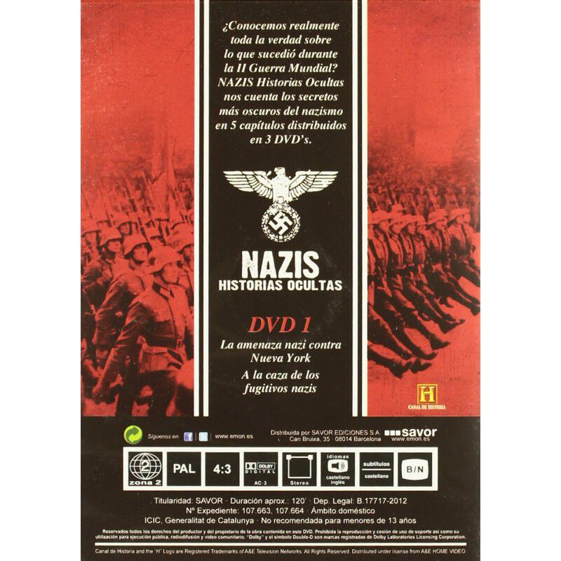 Nazis: Historias Ocultas [dvd] image number null