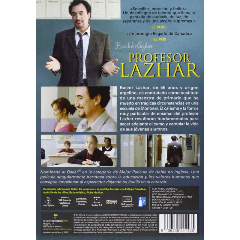 Profesor Lazhar [DVD] image number null