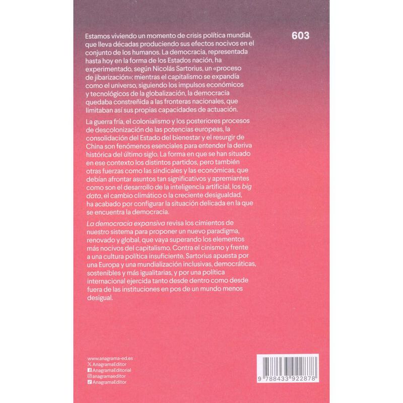 La Democracia expansiva, o c&oacute;mo ir superando el... image number null