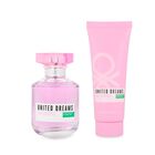 Set Benetton United Dreams Love Yourself 2Pzs 80Ml Edt Spray. Body Lotion 75Ml