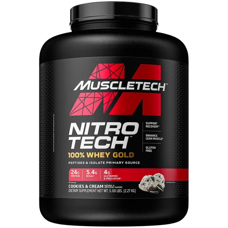 Combo de Proteina Nitro Tech Whey Gold Musclete... image number null