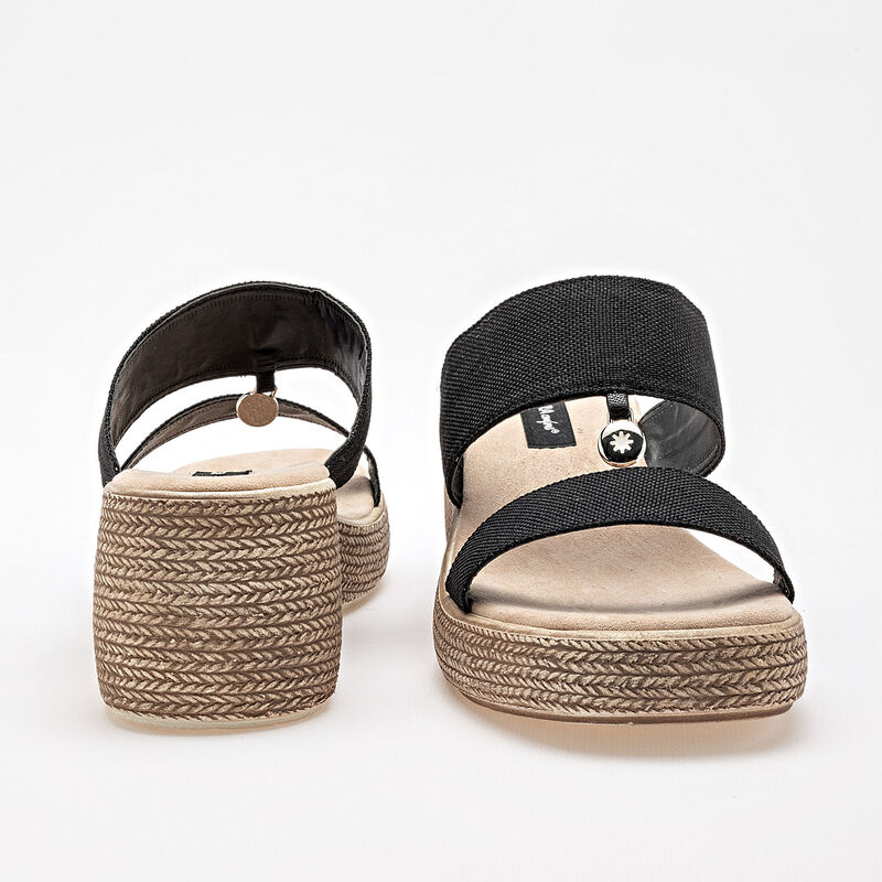 Mora Confort Sandalia para mujer negro image number null