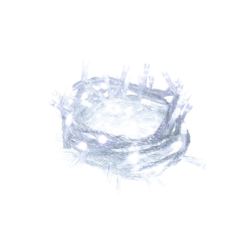 Serie Navide&ntilde;a 60 Led Luz Blanca 3 Mts 8 Funcio... image number null