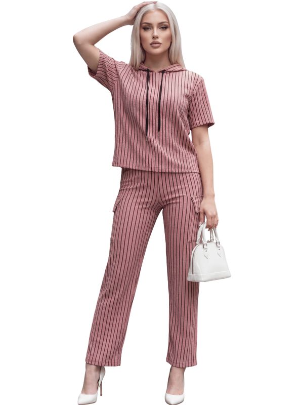 Conjunto 2 Piezas Pantalon Y Playera Hoodie Con... image number null