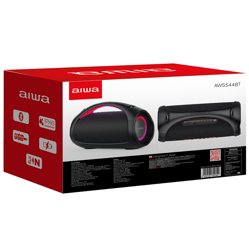 Bocina Portátil Bluetooth Aiwa Ipx6 Con Tws 110... image number null