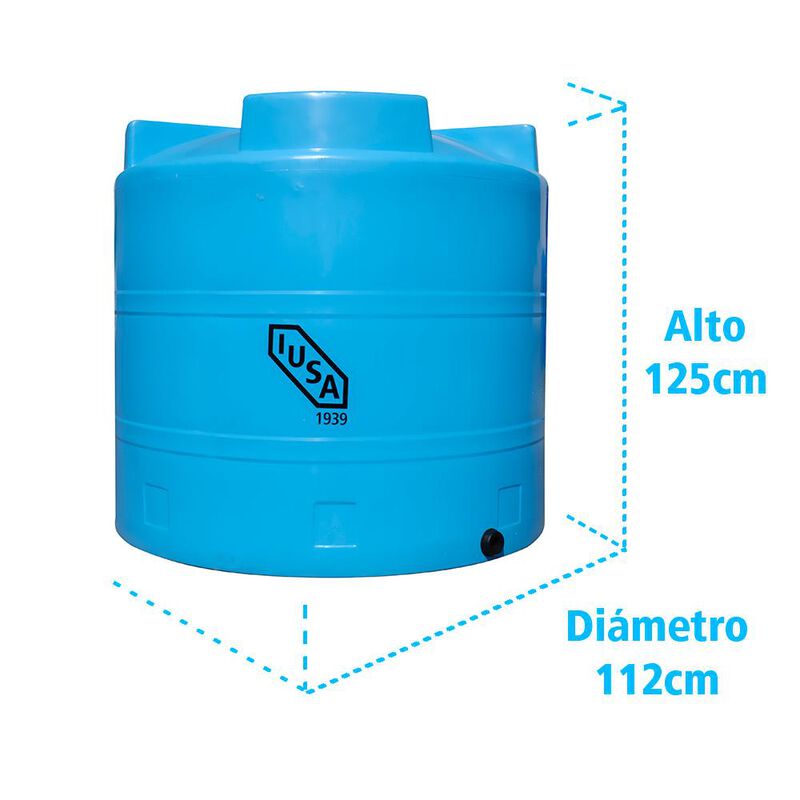 Cisterna IUSA, 1100 L con Accesorios image number null