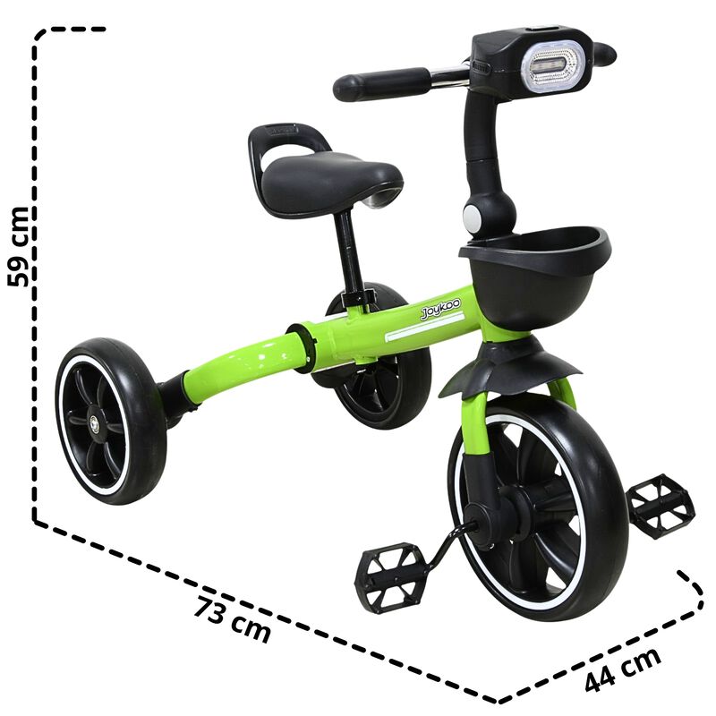 Triciclo 3 En 1 Plegable Para Ni&ntilde;os Convertible... image number null