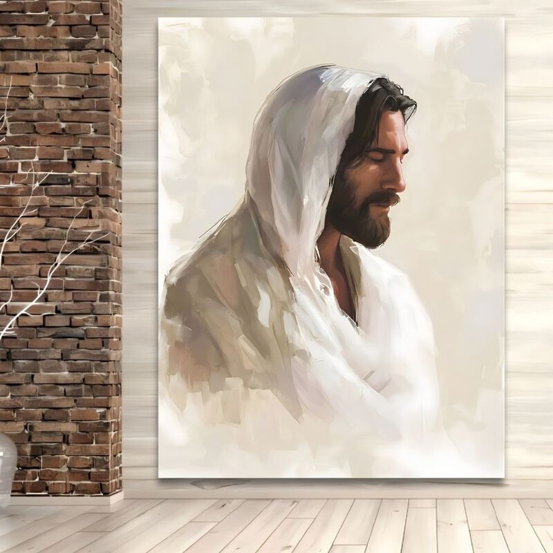 Cuadro Decorativo Religioso 90x122cm Jes&uacute;s al O... image number null