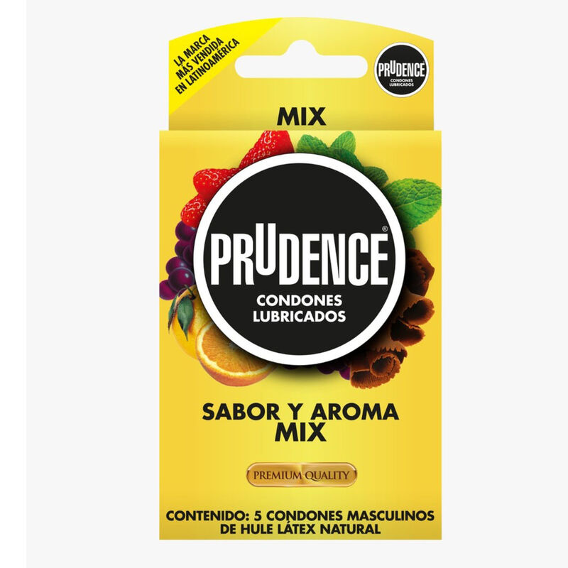 PRESERVATIVO MIX PRUDENCE C/5 1PZA image number null
