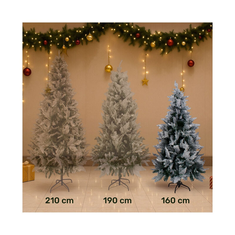 Arbol Navidad Nevado Premium 1.6m Pino Navide&ntilde;o... image number null