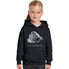 Sudadera Con Capucha Word Art Para Ni&ntilde;a - Yosemite - Negro