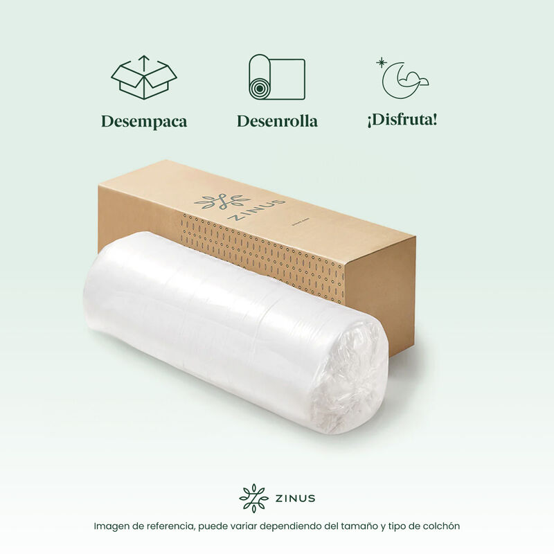 Zinus Essentials | Colch&oacute;n De Memory Foam Tradi... image number null
