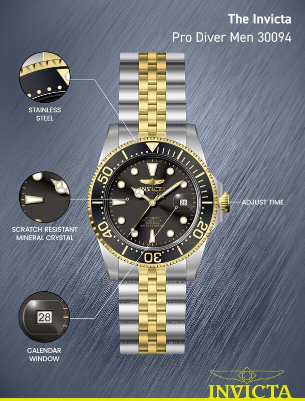Reloj Autom&aacute;tico Pro Diver De Invicta Para Homb... image number null
