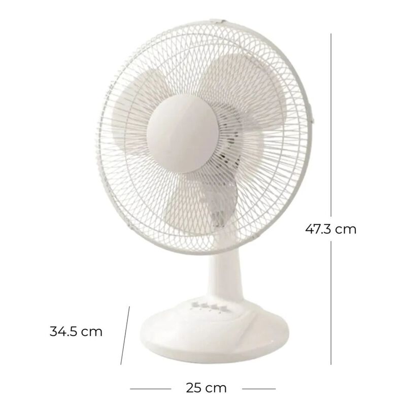 Ventilador De Mesa Mainstays 12 Pulg 3 Velocida... image number null