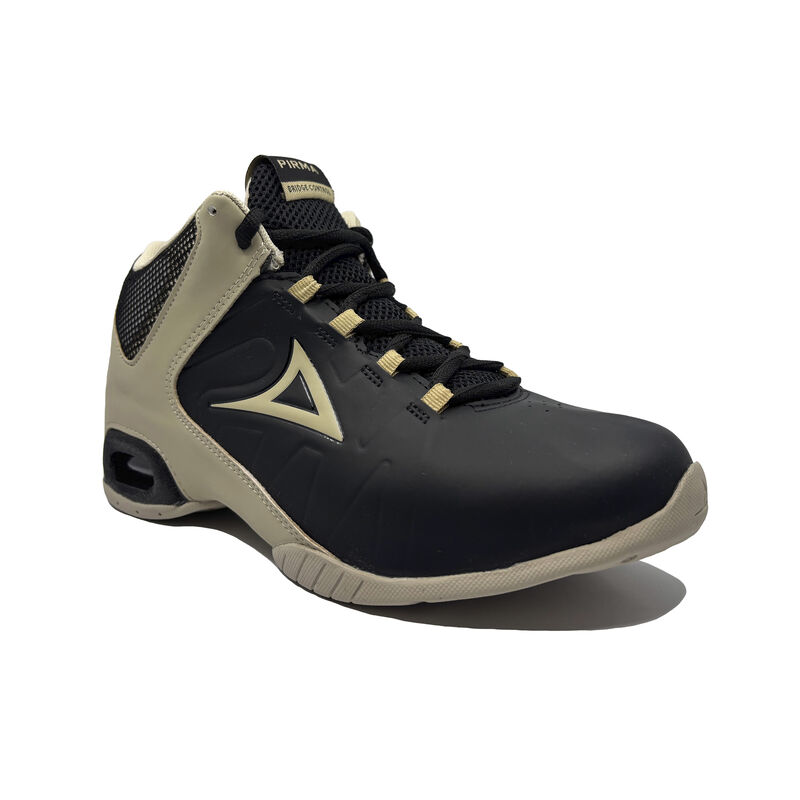 Tenis Basquetbol Pirma Hombre 795 Beige Negro B... image number null