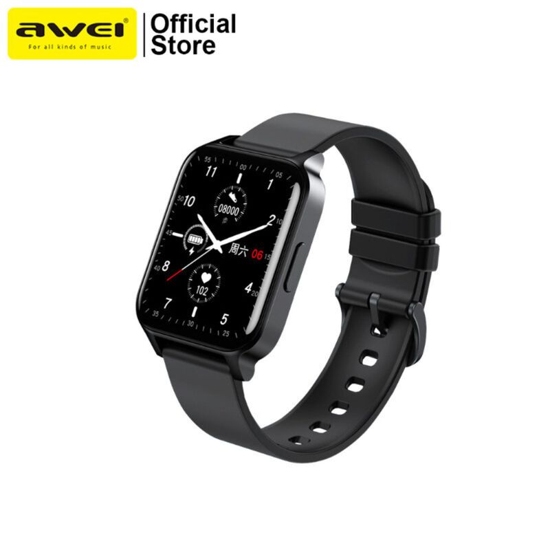 Awei H8 Smartwatch Black image number null