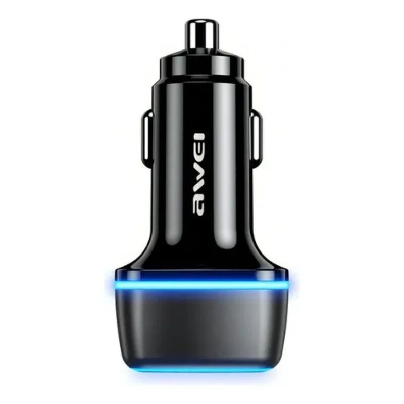 Awei C-827 Cargador De Auto Inteligente image number null