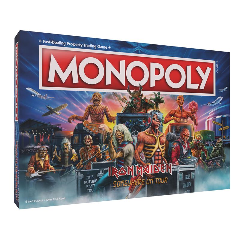 Juego De Mesa Usaopoly Monopoly Iron Maiden Con... image number null