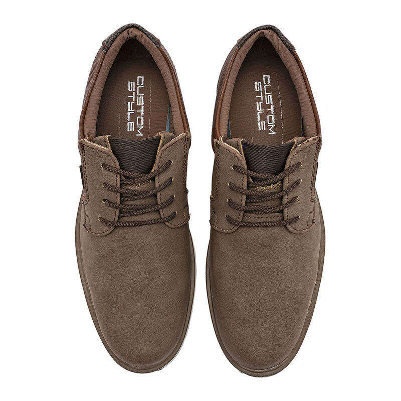 Negro Total Zapato Casual Para Hombre Camel Caf... image number null