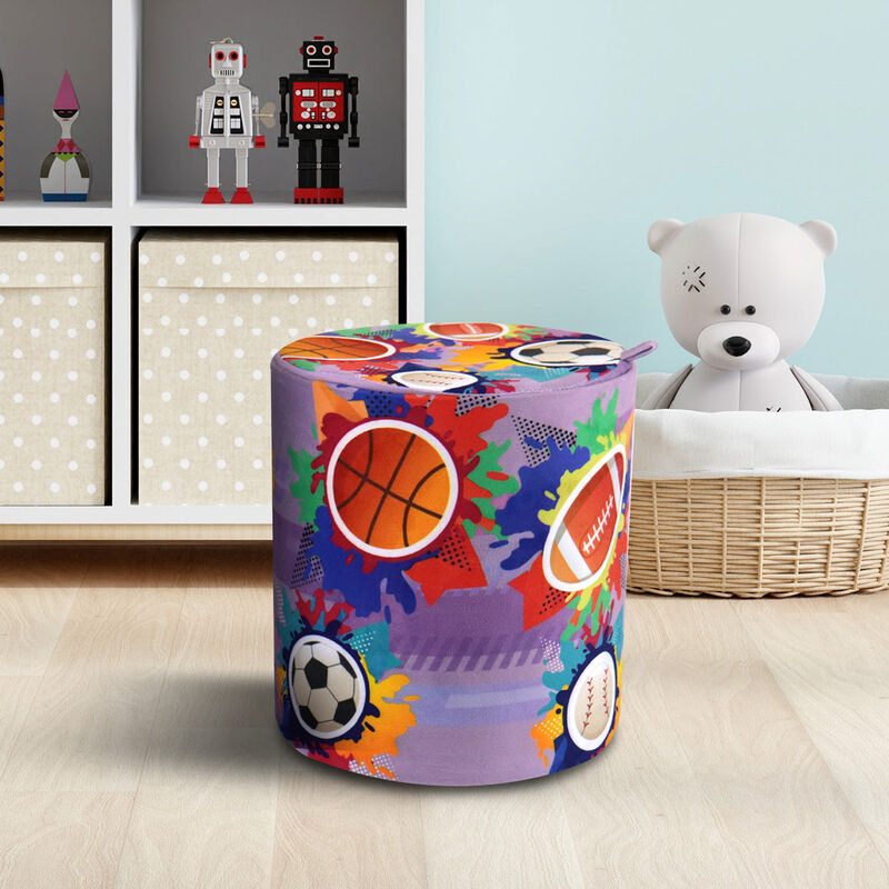 Taburete con Almacenamiento Dise&ntilde;o De Deportes image number null