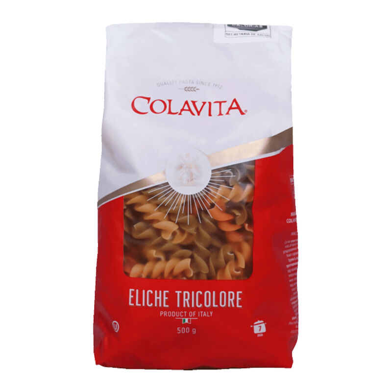 Pasta Colavita Eliche Tricolores 500 ml image number null