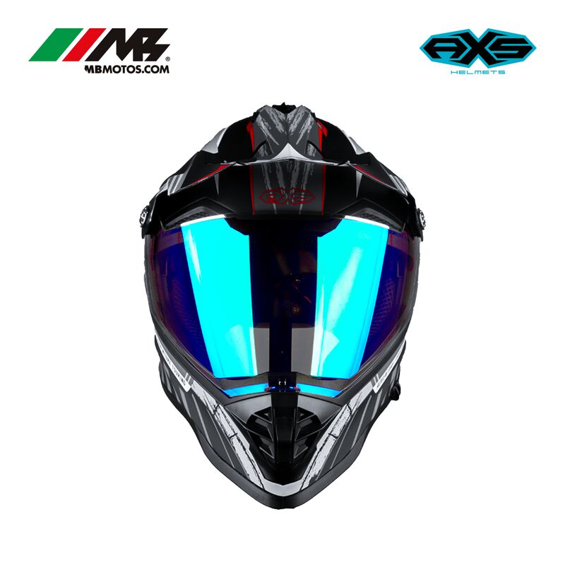 Casco Para Motocicleta Mb Nordica Rojo L image number null