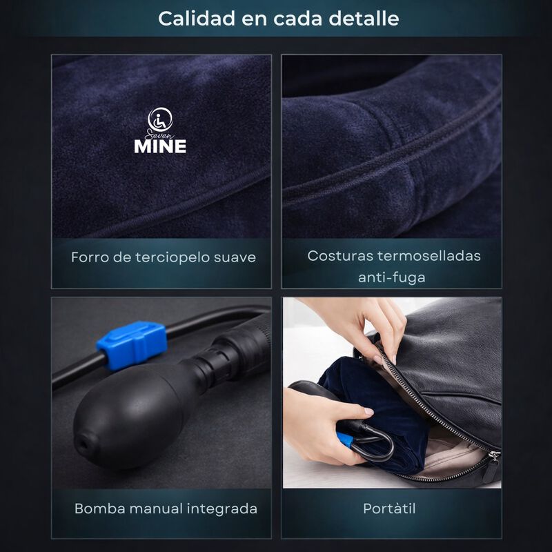 Collar&iacute;n Cervical Inflable De Tracci&oacute;n &ndash; Alivio... image number null