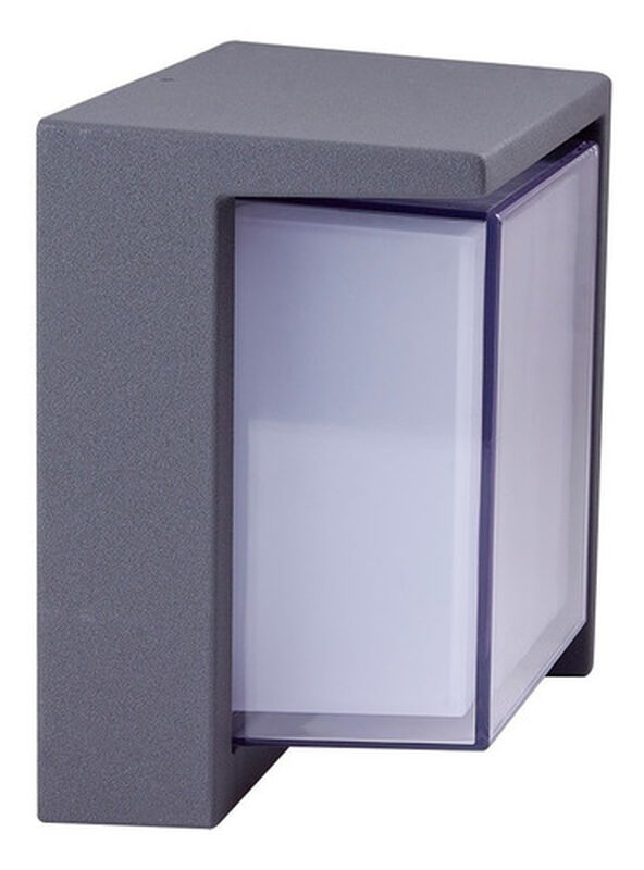 Lampara Muro Led Exterior Gris 15w Luz Suave C&aacute;... image number null