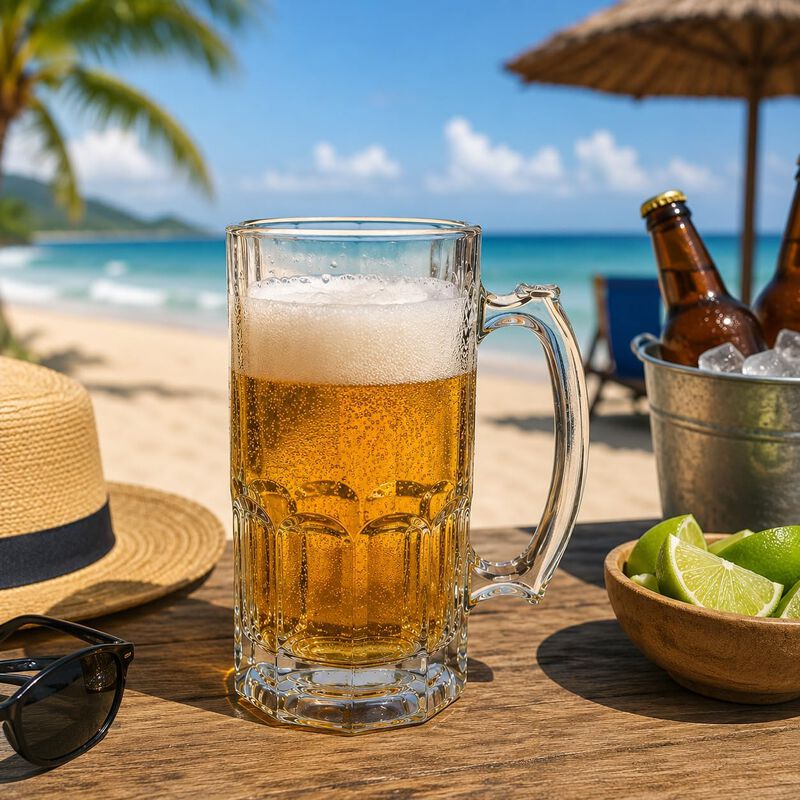 Brandtrendy Juego De 2 Tarros Cerveceros De Vid... image number null
