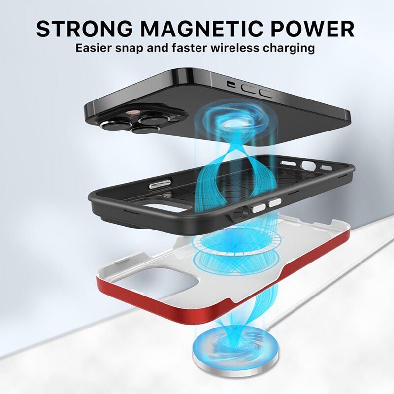 Funda Mybat Fuse Mag Para Iphone 14 Pro - Roja image number null