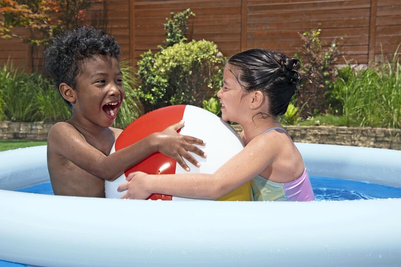 Alberca semi inflable redonda. 1/mod.  1.83mx51... image number null