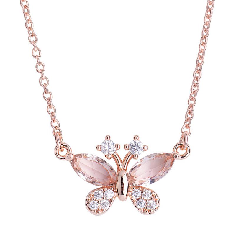 Collar Mujer Dije Cristal Y Zirconias, Joyer&iacute;a ... image number null