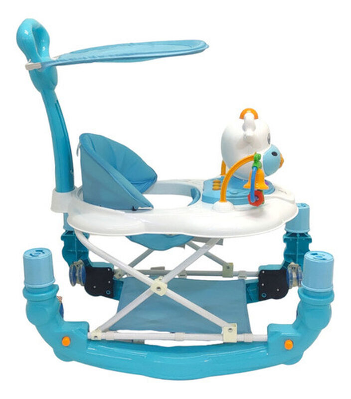 Andadera Mecedora Musical Con Baston Toldo Llan... image number null