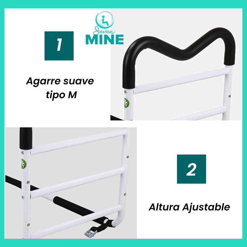Barandal para Cama Adulto Mayor (Forma M, Blanc... image number null