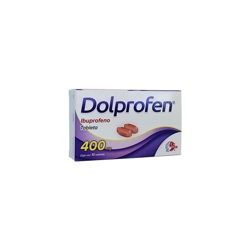 Dolprofen 10 Tabs 400Mg 400mg caja con 10 table... image number null