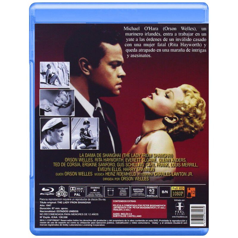 La Dama De Shangh&aacute;i (blu-ray) image number null