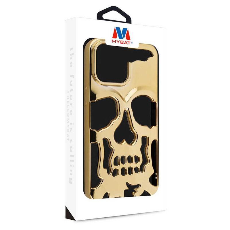 Funda MYBAT Skullcap para iPhone 15 PRO MAX Oro image number null