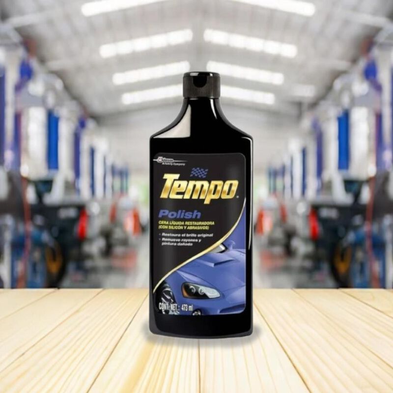 CERA LIQUIDA RESTAURADORA TEMPO POLISH 473ML QU... image number null
