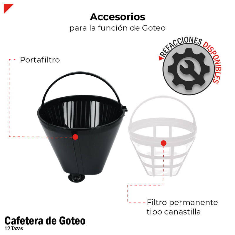 Bogner Cafetera Digital De Goteo Capacidad 12 T... image number null