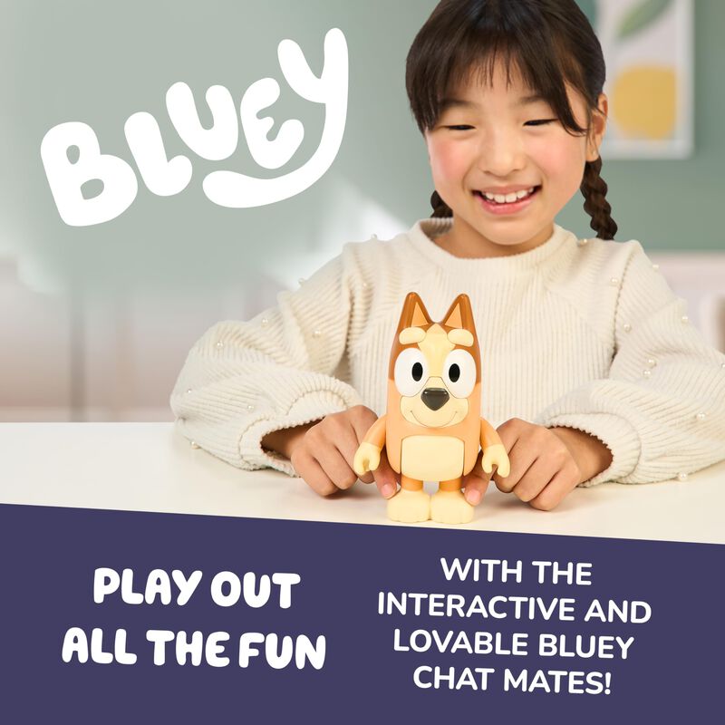 Talking Toy Bluey Chat Mates Bingo Articulated ... image number null