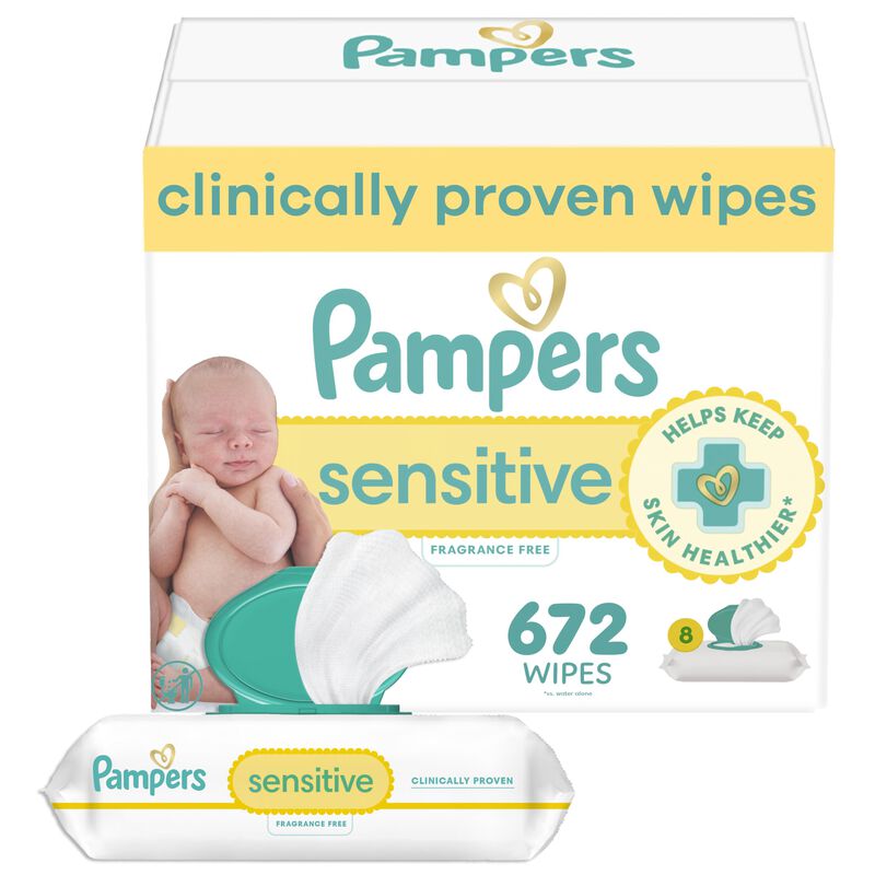 Toallitas Para Beb&eacute; Pampers Sensitive Hipoalerg... image number null
