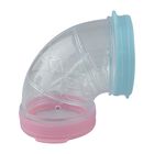 RedKite Repuesto Codo con Argollas para Jaula de Hamster, Transparente